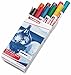 Produktbild Edding 750 creative marker set basic 4-750-9-999 Lackmarker Schwarz, Rot, Blau, Grün, Gelb, Orange, Braun, Violett, Ros