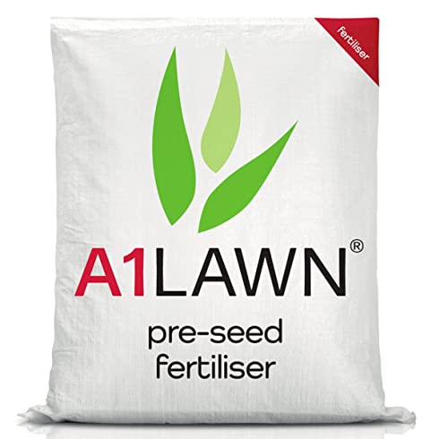 A1 Lawn New Grass Pre-Seed & Pre-Turf Fertiliser, 1kg (28m2) - [6-9-6] Phosphorus Rich Feed with Potassium & Nitrogen - UK Professional Grade to Accelerate Germination & A Healthy Root System.