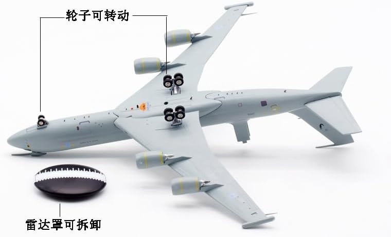Die Cast Plane 1 200 for E-3D Early Warning Alloy Model Aircraft Die Cast Metal Adult Collection Gifts Display Toys Finished Metal Airplane