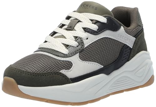 Skechers Nova Jogger, Zapatillas Niños, Verde Oliva Natural, 8 Big Kid