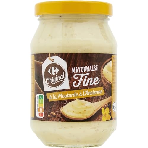 Mayonnaise moutarde à l'ancienne Carrefour Original pour en finir avec les sauces fades