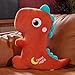 KXCAQ 50cm-70cm Unicorn Toy Peluche Fidanzato Cuscini Regalo per Compleanno Peluche Dinosauro Flamingo Cuscino Regalo di Festa Giocattolo 70cm Dinosauro-Rosso