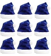 YASUOA Christmas Hat Santa Hats Short Plush Xmas Claus Cap Comfort Decor Hats for Women Men Party...