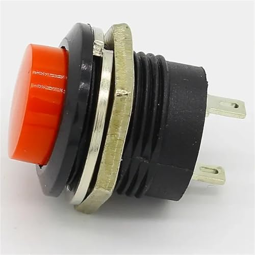 Interruptor R13-507 pulsador momentáneo NO verde de CA 6A 125V para PCB 4