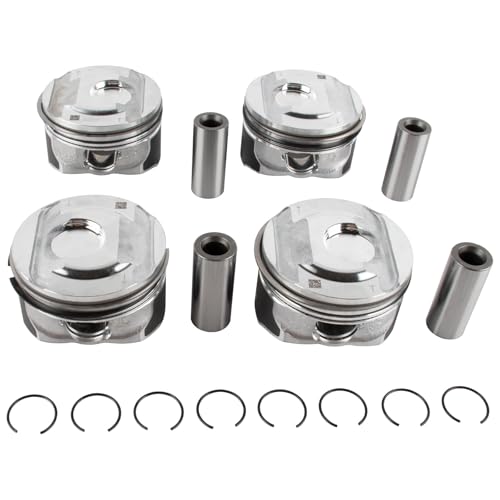 Cilipnsi 12652809 Pistons & Rings Kit Compatible with 2014-2020 Buick Envision Regal Cadillac CT6 ATS CTS Chevrolet Chevy Camaro Malibu Terrain 12569638 89018107