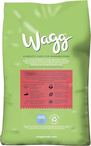 Wagg Active Goodness Complete Dry Adult Dog Food Beef & Veg 12kg - For All Active Working Dog Breeds - Image 4