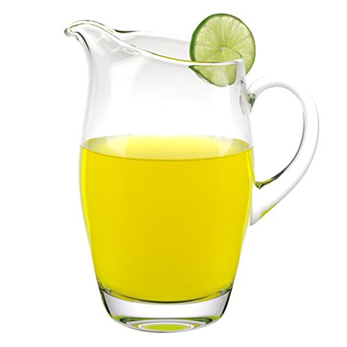 Badash Classic Crystal Glass Water Beverage Pitcher, 54 oz