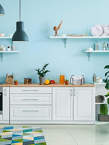 image for LIFVER Coasters for Drinks, White Marble-Style Absorbent Coasters with