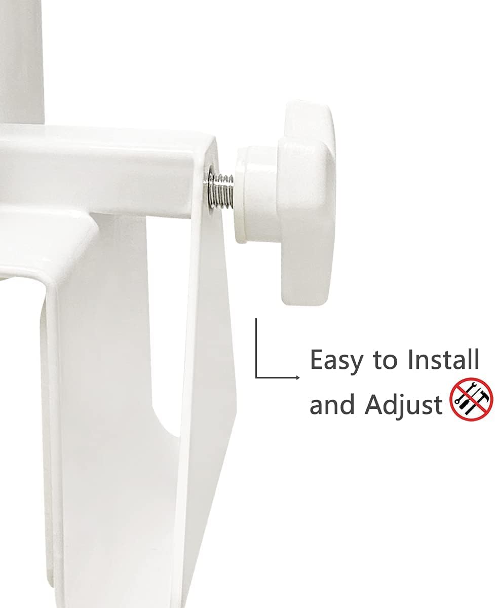 UNLICON Medical Adjustable Bathtub Safety Rail,Adjustable Grab Bars for Bathroom, Shower Handle for Seniors and Elderly, White : Health & Household