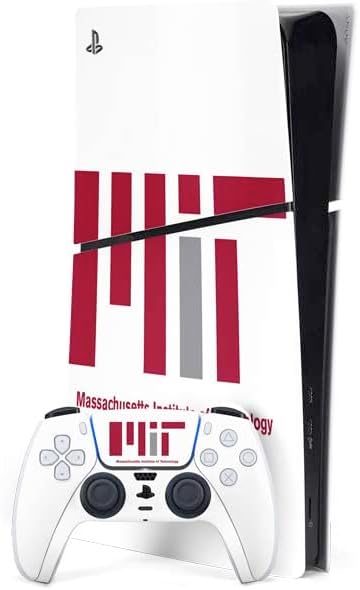 Skinit Decal Gaming Skin Compatible with PS5 Slim Digital Edition Bundle - Officially Licensed Massachusetts Institute of Technology Design