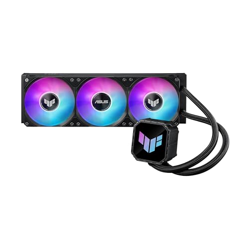 ASUS TUF Gaming LC III 360 ARGB AIO Cooler with pre-Installed & Integrated Triple Fans Designed for...