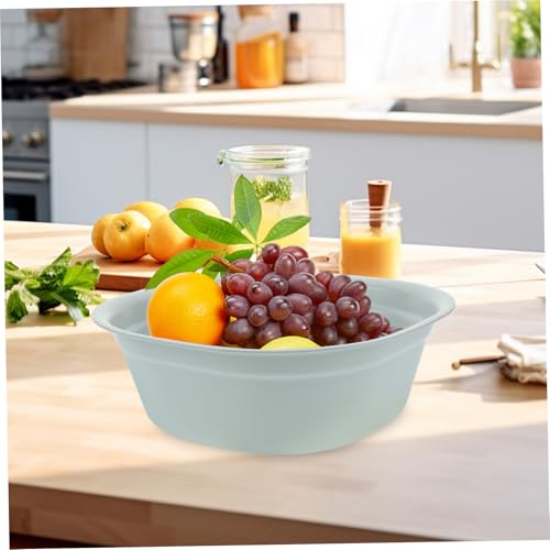Lavabo cuadrado azul resistente con plástico grueso multifuncional 8