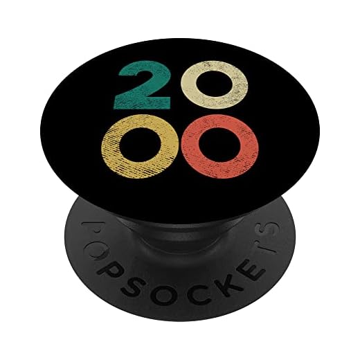 Diseño 2000 - Retro Cumpleaños Vintage 2000 PopSockets PopGrip Intercambiable