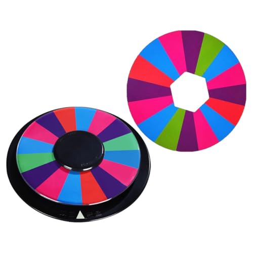 Holibanna Felder Doppelseitiges Trinkspiel Drehspiel Spieltisch Party Unterhaltungsspiel für Erwachsene Robustes Material Kompakt für Bar Ktv Karneval und Feiern