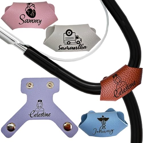 JCYIF Personalized Stethoscope Name Tag Custom Stethoscope Charms Nurse Accessories