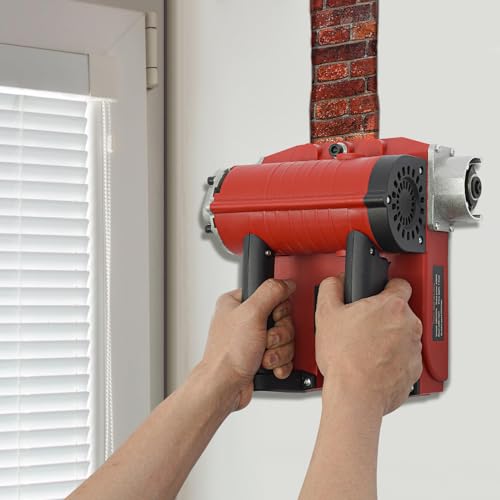 Raboteuse électrique murale 4580 W, 3500 tr/min, profondeur de rabot (1-4 mm), fraiseuse de rénovation pour murs, plafonds et sols en intérieur et en extérieur ainsi que