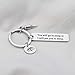 FOTAP CRNA Nurse Anesthetist Gift You Will Go To Sleep Or I Will Put You To Sleep Keychain Anesthesiologist Gift Nurse Graduation Merch (CRNA Sleep Keychain)