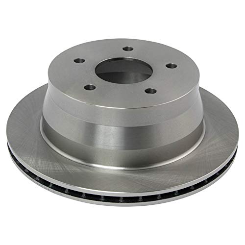 Image of TRQ Rear Brake Pad & Rotor Kit Ceramic Compatible with 1997-2005 Chevrolet Blazer 1999-2004 S10 1997-2001 GMC Jimmy 1998-2004 Sonoma 1998-2000 Isuzu Hombre Oldsmobile Bravada