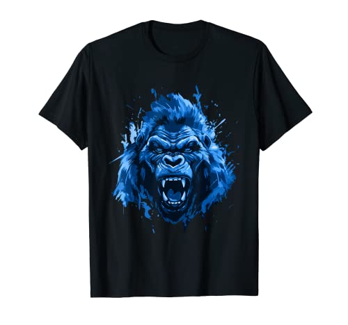 Gorilla Head | Entrenamiento Gimnasio Motivación Power Beast Camiseta