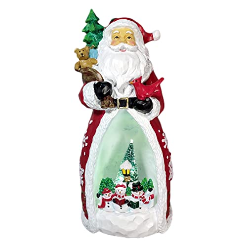 Christmas Decor Holiday Decorations Glowing Santa Merry Christmas Figurines Gifts #TOP4