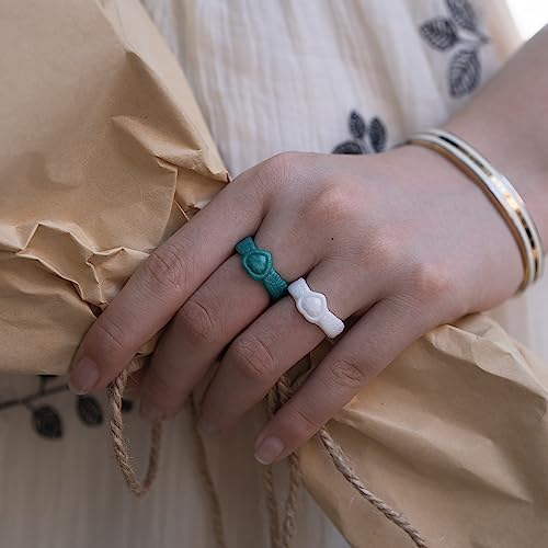 Anillo de silicona acabado mate de 15.7mm con diseño ergonómico sutil 3