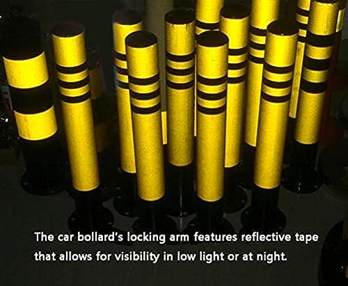 Postes de segurança para calçadas, postes de amarração, segurança do carro, barreira de estacionamen