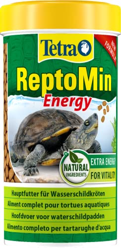 Tetra ReptoMin Energy alimento para tortugas - Alimento premium equilibrado y rico en nutrientes con krill y camarones, lata 250 ml