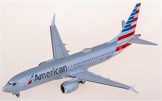 FloZ for NGmodels for American Airlines for Boeing 737 MAX 8 N306RC 1:200 Airplane Pre-Built Model