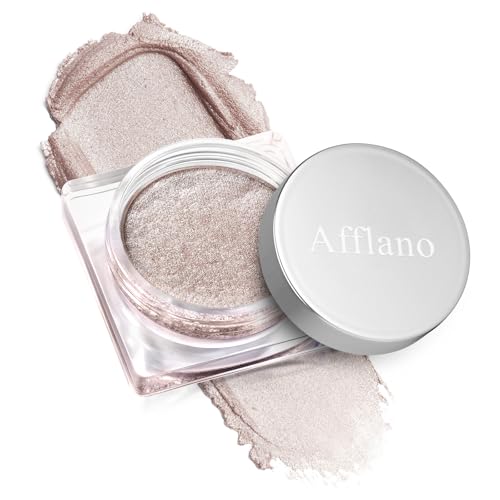 DE'LANCI Natural Nude Glitzer Lidschatten,Nude Creme Lidschatten,Wasserdicht,Gedeckter Perlschimmer für Berufsalltag,Minimalistische Looks und Empfindliche Haut,Vegan #10