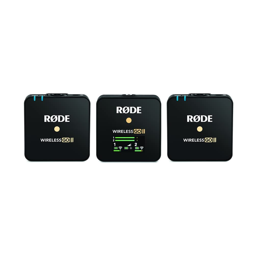 (Refurbished) Rode Wireless Go II Dual Channel Wireless Microphone System, Black (Model Number: WIGOII)