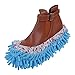 Cleaning Shoes Slippers Cleaning Floor Cleaning Shoe Slipper Genie Microfiber Chenille Elastic Mop Slippers for Women Men