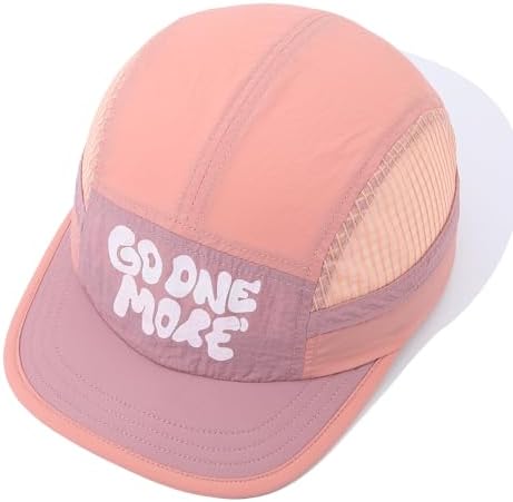 Mesh 5 Panel Baseball Cap Summer Short Brim Hats for Men Women Breathable Lightweight Dad Hat Umpire Cadet Cap