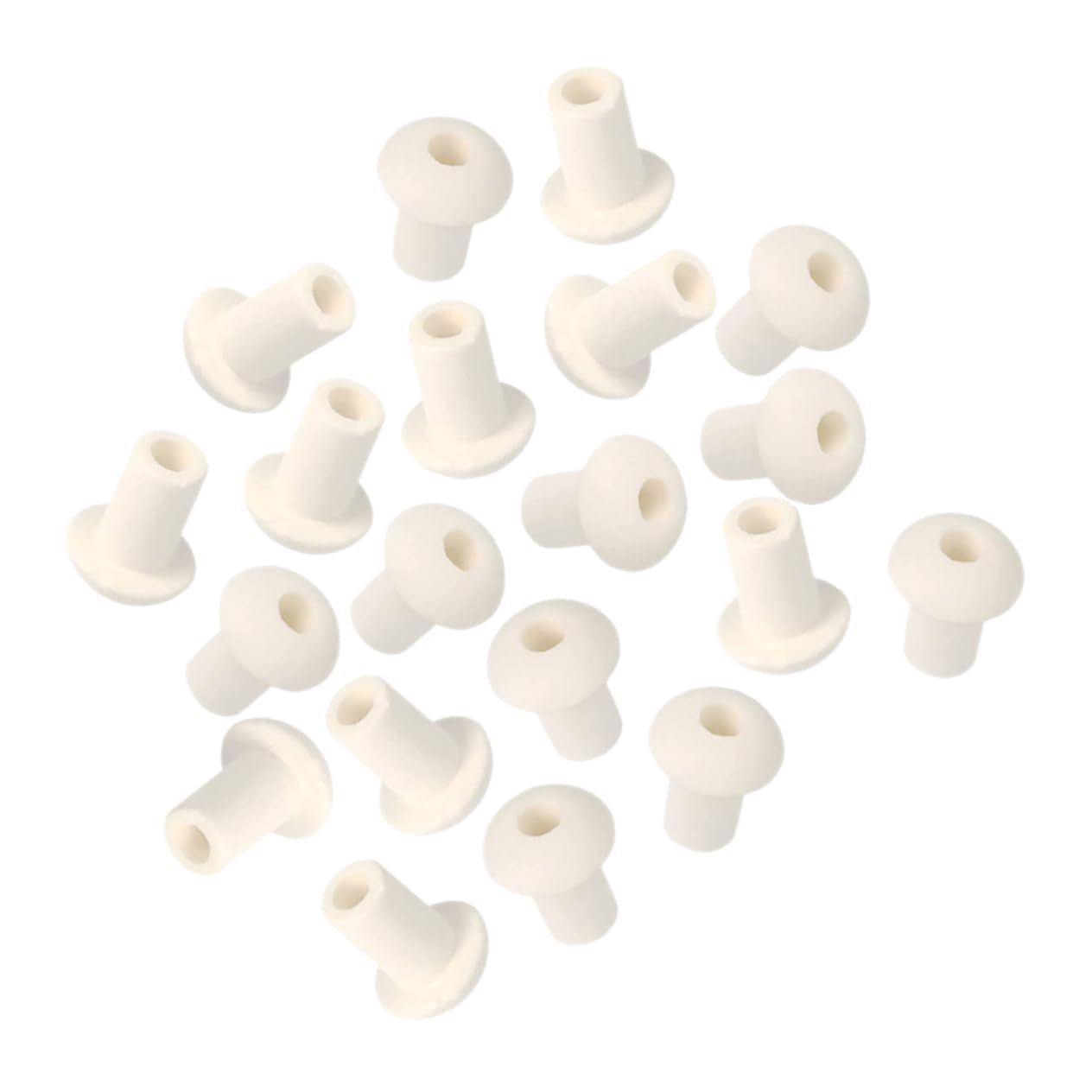 STOBAZA 150pcs Ceramic Wick Holders for Oil Lanterns Oil Lamp Accessories Compact Design for Home Laboratory and Craft Use Essential Replacement for Lamps