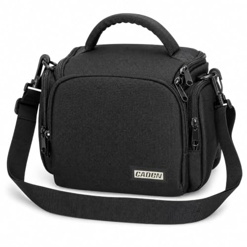 CADeN Kameratasche Camera Bag Sling Umhängetasche mit...