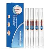 EIH1 4 Stück Nail care Pen,Nagelpflege,Nagelpflegelösung, Erwachsene,Daumenlutschen Abgewöhnen,Anti Fingernägel kauen,Nicht glänzend,3ml