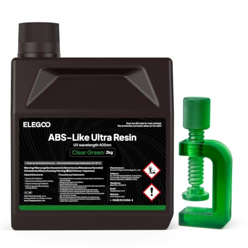 ELEGOO ABS Like Ultra Resin Clear Green 2000g