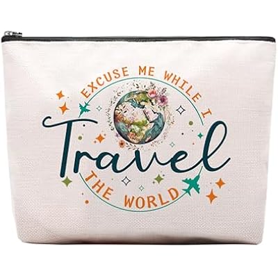 Travel Gifts for Women: Cosmetic Bag - Best for International Travelers & Weekend Trips