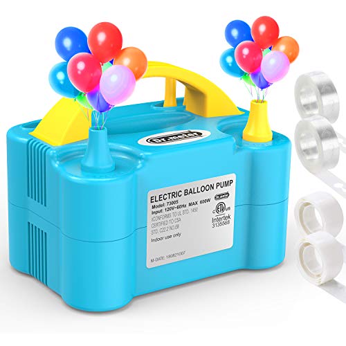Dr. Meter Electric Balloon Inflator - Quickly and Easily Inflate Balloons!