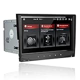 【Android-System & Super-CPU】 Das Android 11.0 System kann Ihnen während der Fahrt ein optimales Fahrerlebnis bieten! Mit 8 Kernen 8GB RAM 128GB ROM kann Autoradio bequemer und schneller laufen lassen und massive App-Downloads unterstützen.