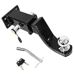 ヒッチポール Amazon | ヒッチボール 2インチ 3500LBS 19mm ヒッチボール