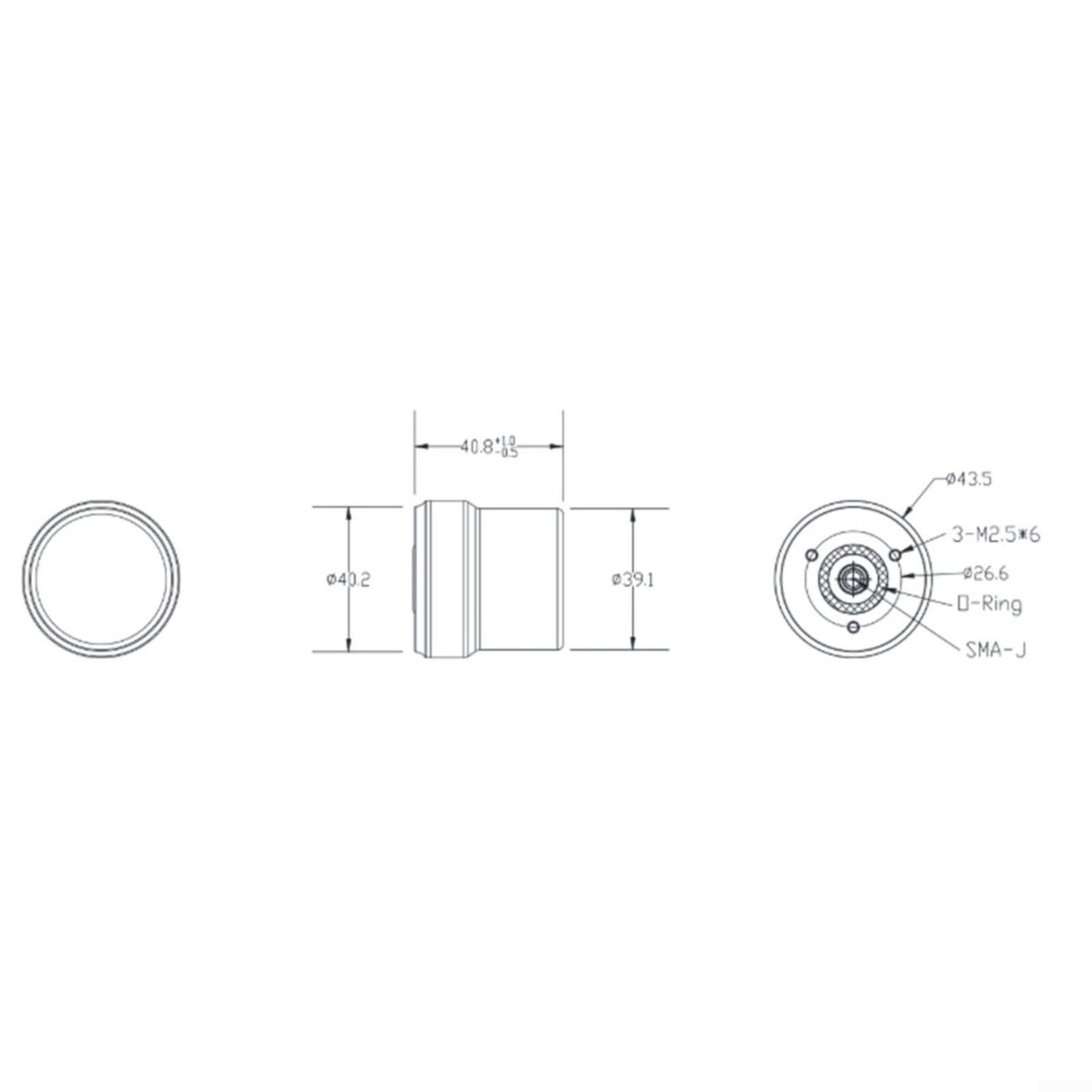 STA-901A Antenne spirale à quatre bras multi-constellation GNSS L1/L2/L5 BDS GPS GLONASS pour galileo IP67 étanche pour sma pour mesure UAV véhicule avec ligne d'alimentation RG316