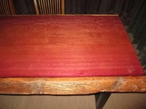 【一枚板 パープルハート】192cm × 75-76cm × 6.1cm｜天板のみ｜希少材・重厚感｜ウレタン塗装仕上げ｜ダイニング・デスク・カウンター用｜W-020 [3]