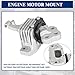 Engine Motor &Transmission Mount Set Fits for 2015-2019 Jeep Cherokee 2.4L,2015-2019 Chry-sler 200 2.4L Replacement 68418876AB 68192831AF 68157441AD 68192831AB 68192831AD Vinsyut 3PCS