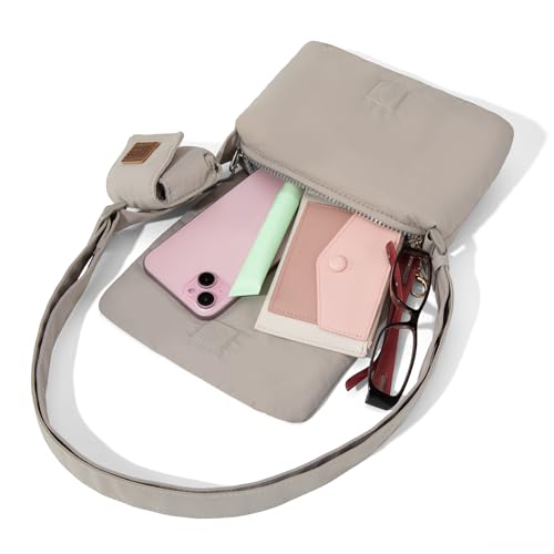 Image of Lee Small Crossbody Bags for Women, Lightweight Mini Shoulder Bags for Women Going Out Purse, Casual Bag with Earphone Pouch