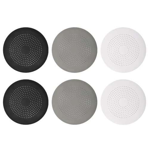 HDGSAFD Protector De Drenaje De 6 Piezas, Cubierta Antiobstrucción para Fregadero, Filtro De Salida De Alcantarillado, Cubierta De Filtro De Silicona, Adecuado para Baño Y Cocina