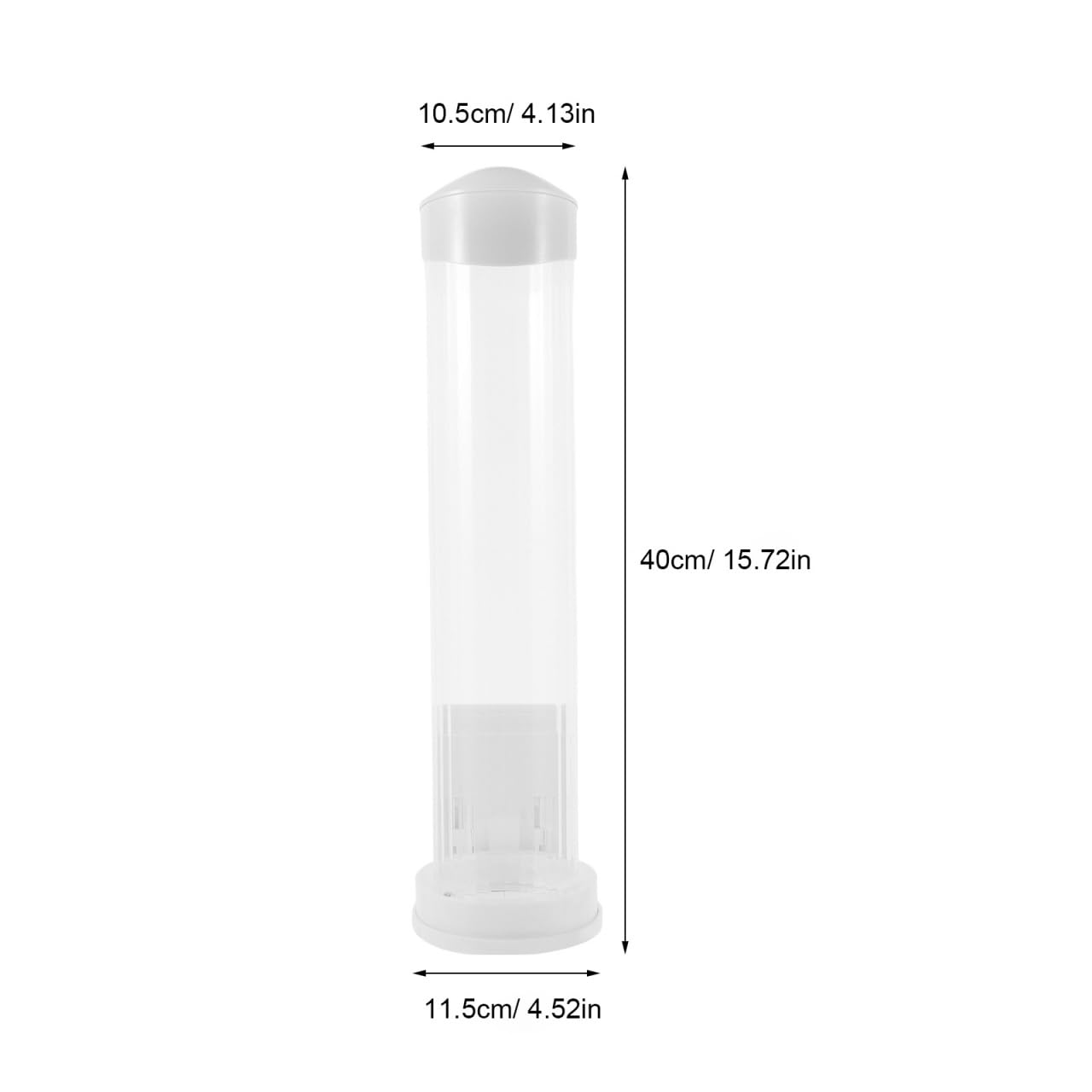 PRETYZOOM Distributeur de Cornets de Glace Présentoir Automatique pour Cornets Usage Commercial Événements Petits Commerces