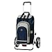 Produktbild Andersen Shopper Royal Plus Alu klappbar mit Kugellagerrad Ø 25cm und 62 Liter Tasche Hydro 2.0 mit Kühlfach blau