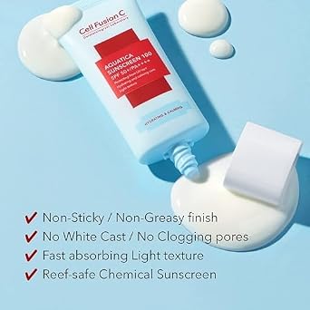 Cell Fusion C Aquatica Nemlendirici Yüksek Koruyucu Tüm Cilt Tipleri Için Güneş Kremi 100 Spf50 /pa 50 gr