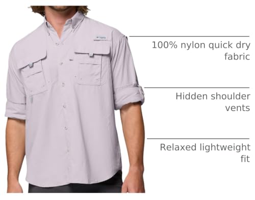 Image of Columbia Men's PFG Bahama II Long Sleeve Fishing Shirt