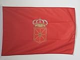 bandera navarra aguila Enganches : Anillos AZ FLAG Bandera de la Comunidad Foral DE NAVARRA 90x60cm Uso Exterior - Bandera NAVARRA 60 x 90 cm Anillos